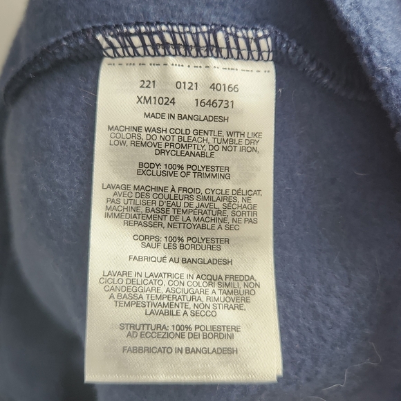 NWT Columbia Granite Mountain Fleece Vest Men’s Medium Blue XM1024 Sleeveless - Picture 8 of 11